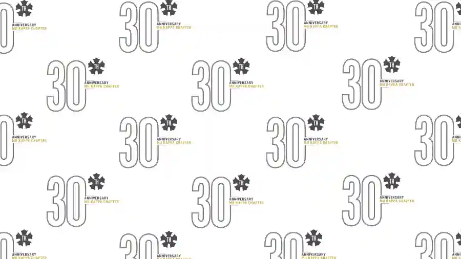 Sigma Nu - Mu Kappa's 30th Anniversary