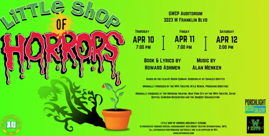 GWCP Spring Musical: Little Shop of Horrors
