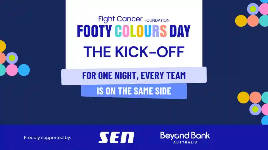 Fight Cancer Foundation Footy Colours Day The Kick Off