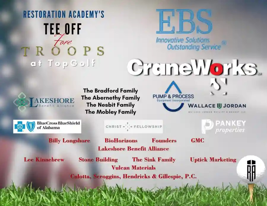 Restoration Academy's  Topgolf Kickoff