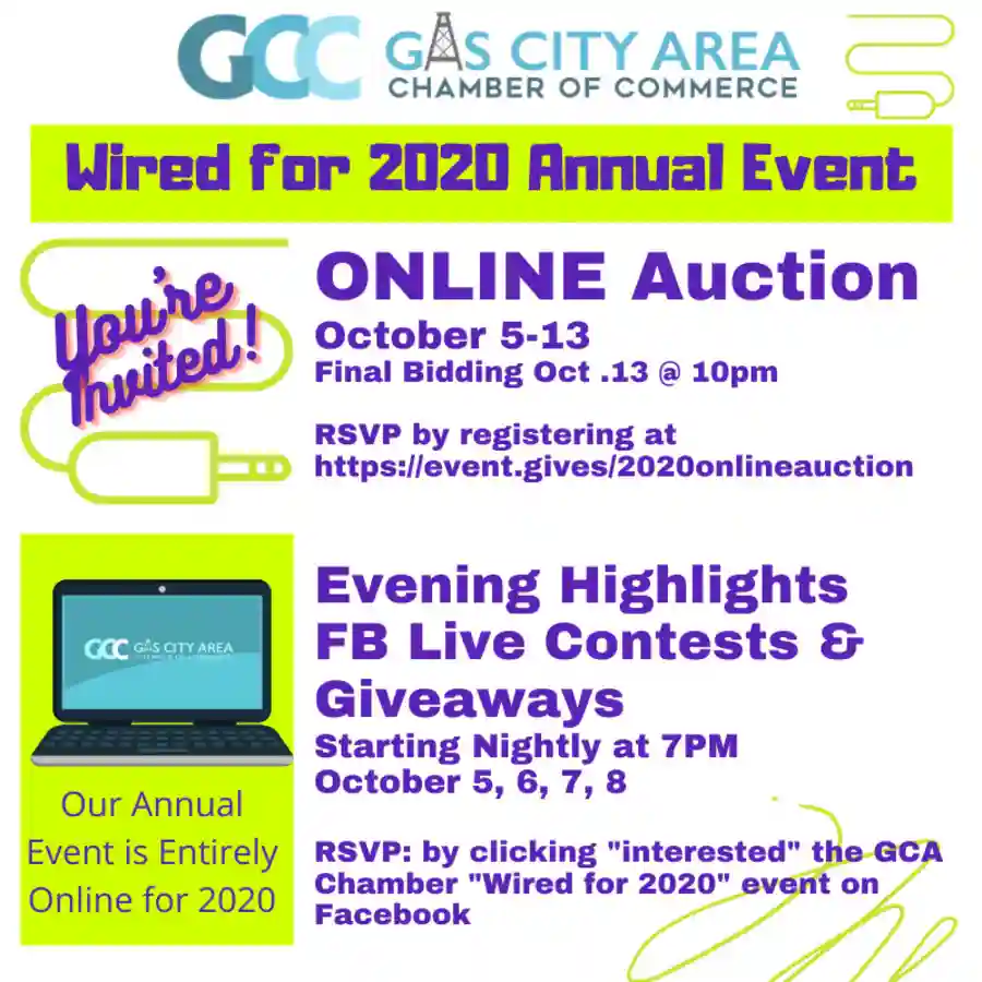 GCA Chamber #Wiredfor2020 Online Auction