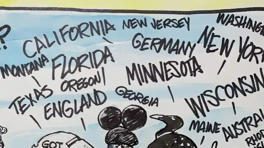 Original Brian Duffy RAGBRAI illustrations