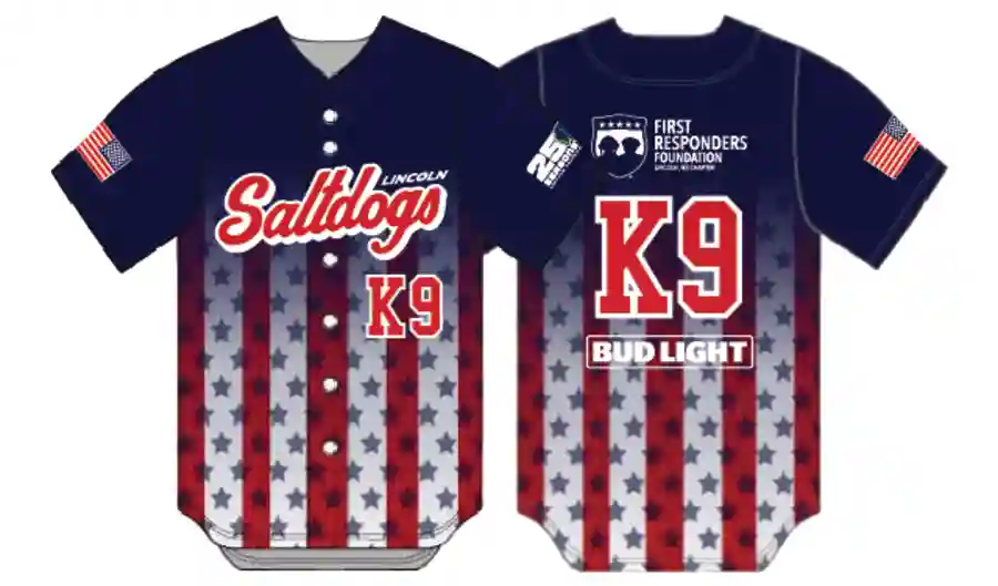 Lincoln Saltdogs First Responders Night Jersey Auction