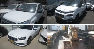 עדינה וויל משרד עו"ד ונוטריון | 4 רכבים וכלי צמ"ה רכבים מכונסת נכסים