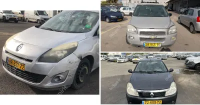 רשות האכיפה והגבייה - רכבים | 3 רכבים מהמרכז לגביית קנסות