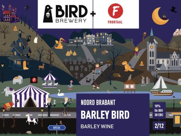 Barley bird frontaal en bird brewery