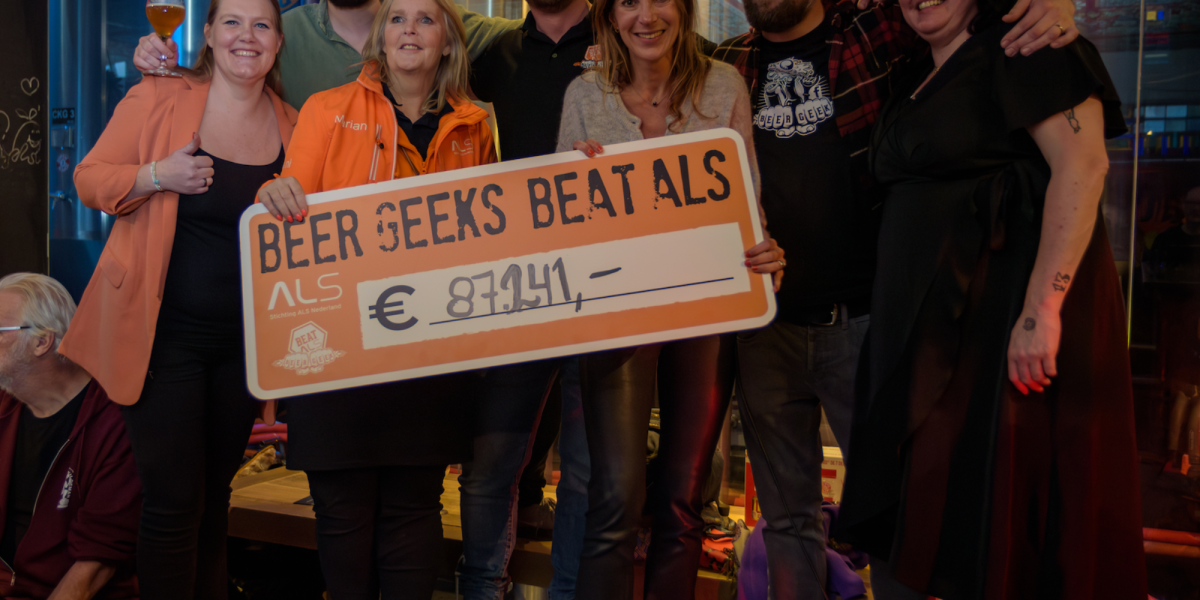 Beer Geeks Beat ALS haalt ruim €87.000 op
