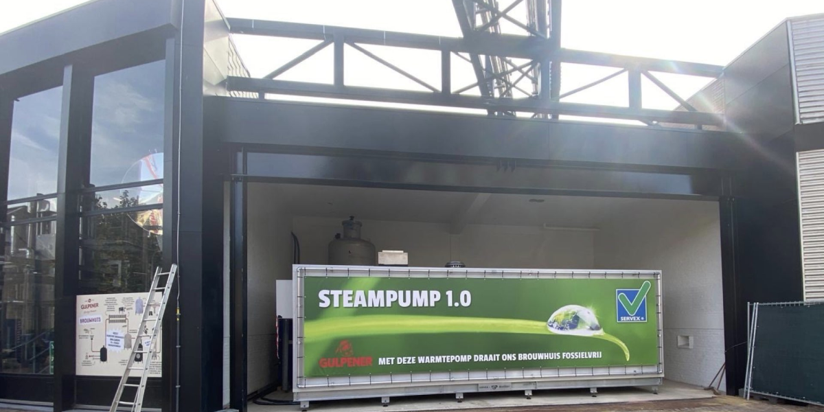 Gulpener zet met steampump grote stap naar fossielvrij bier brouwen