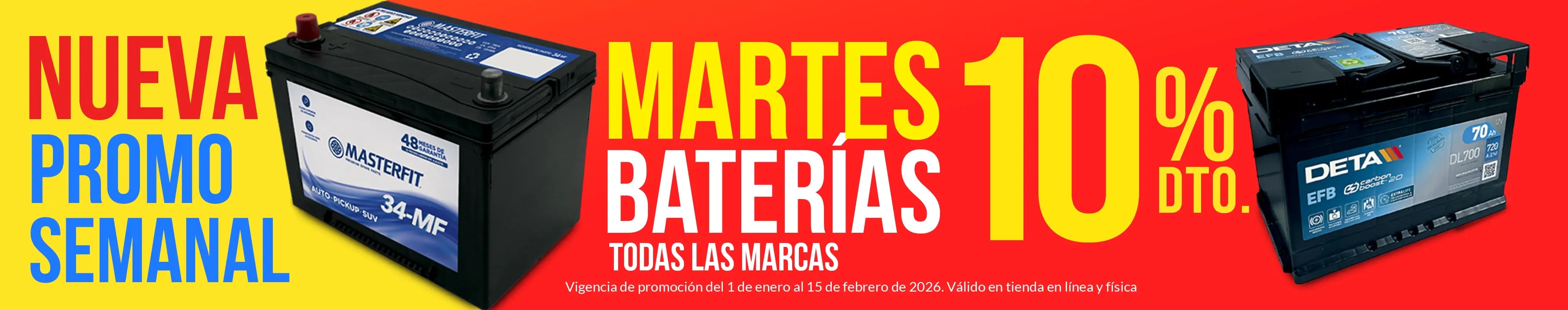 Baterias/Acumuladores