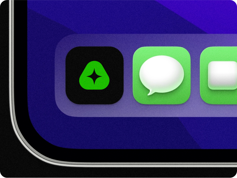 logo on phone