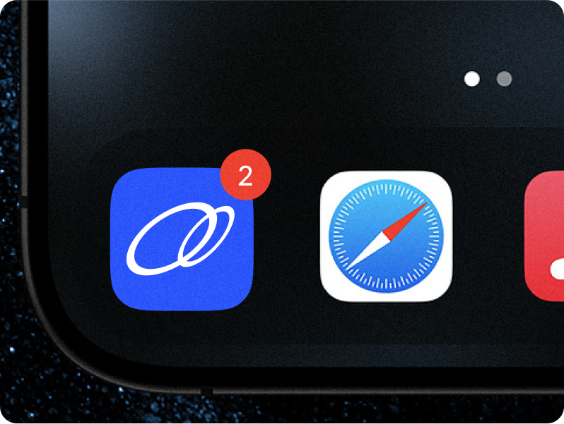 logo on phone
