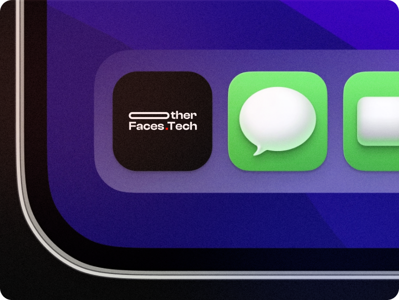 logo on phone