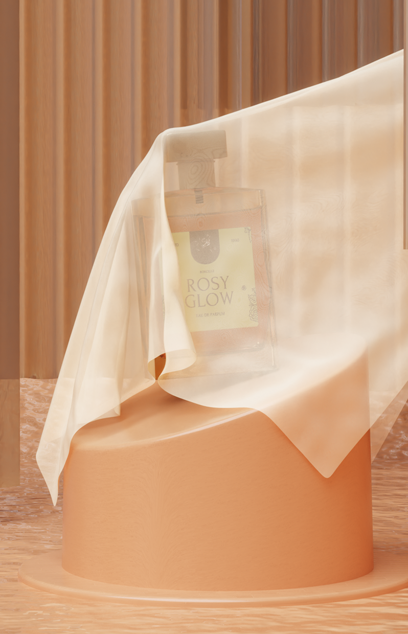 rosy glow mockup