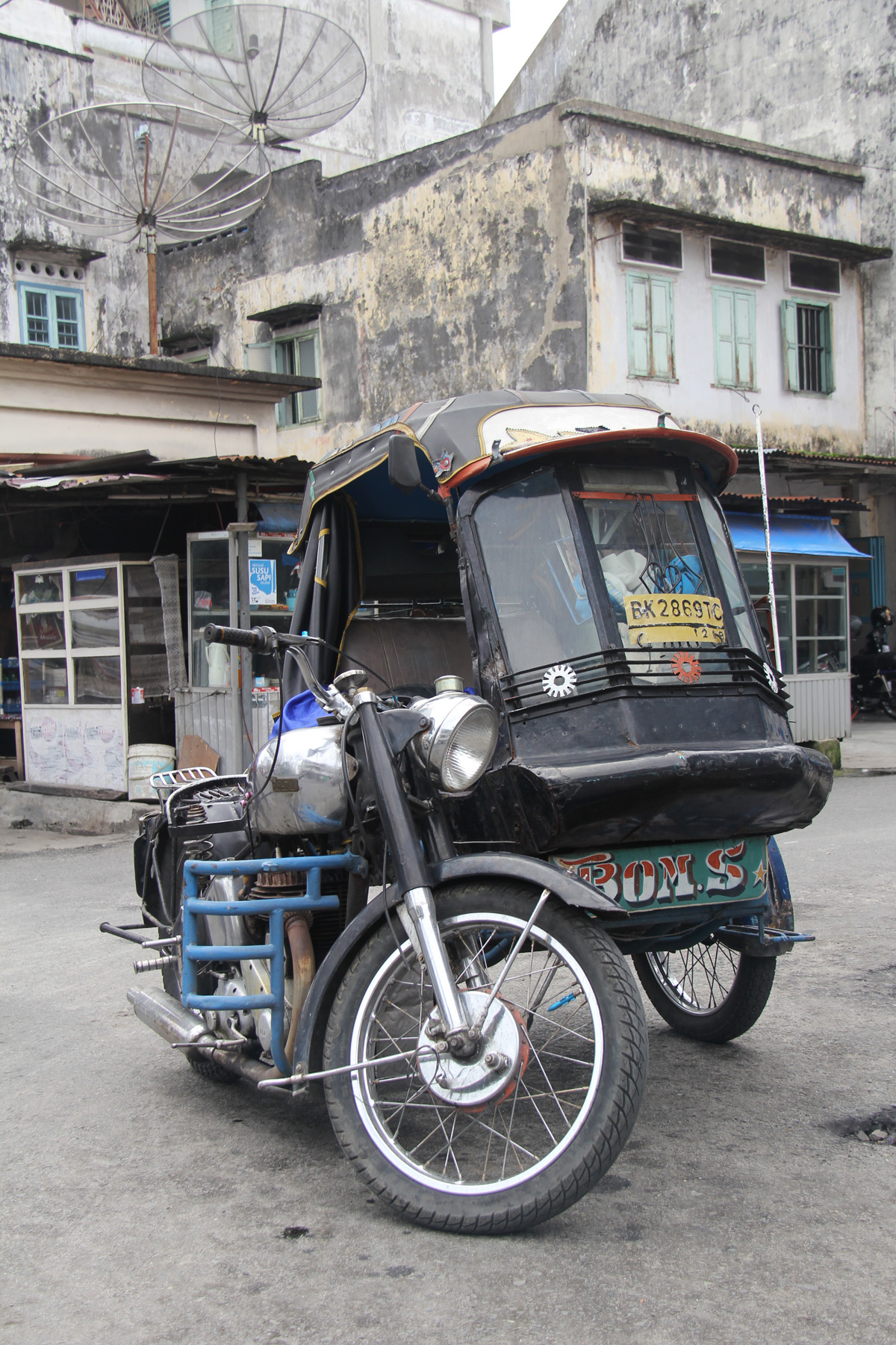 Becak motor Pematang Siantar