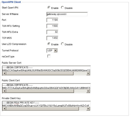 OpenVPN Client