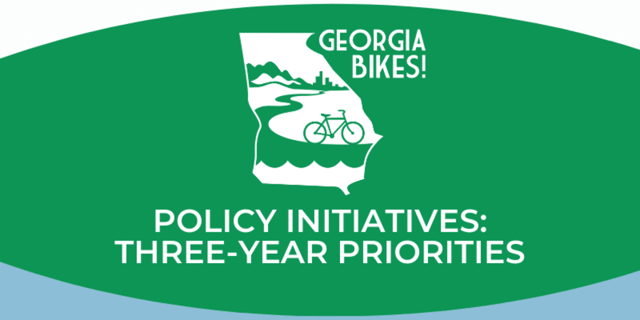 Georgia Bikes policy initiatives banner.