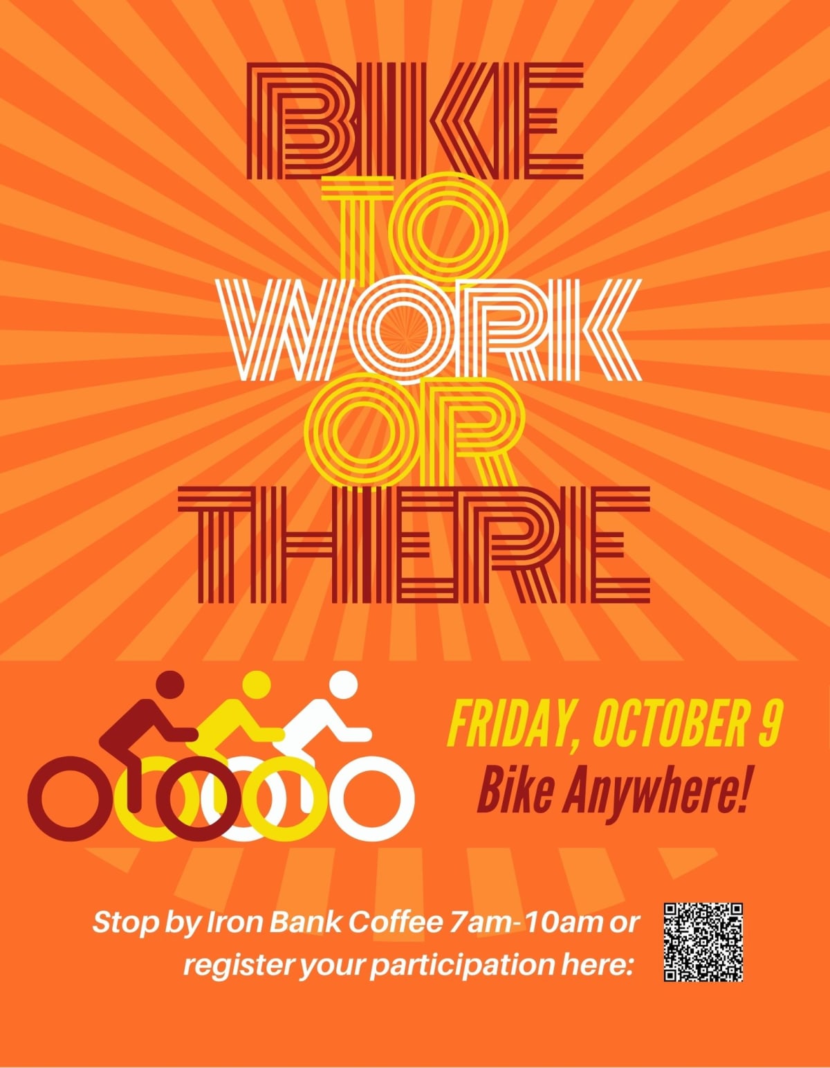 Poster for “Bike to Work or There.”