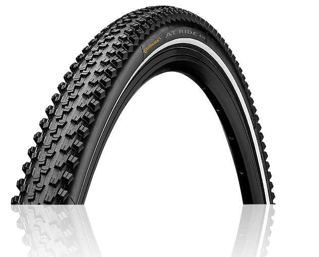 The lean trekking tire with no fear of loose or slippery surfaces due to its resistant carcass and mountainbike-inspired tread pattern.