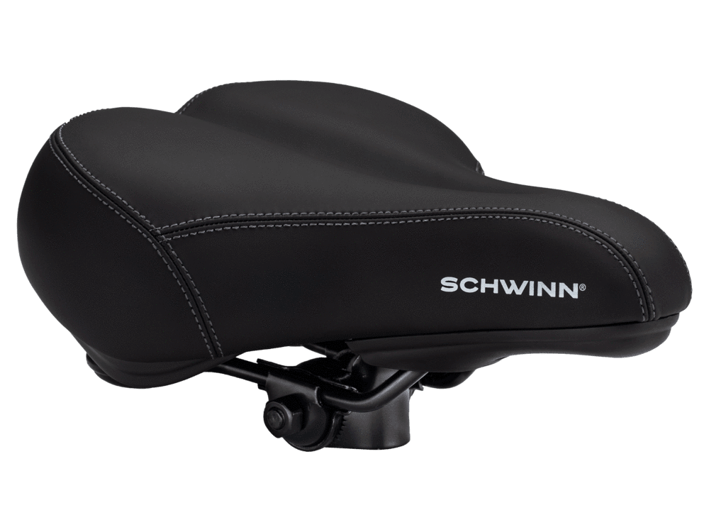 The Schwinn Commute Bike Seat with Foam and PU Cover features a mid-width design for urban or commuter riding. The super soft foam interior offers maximum comfort, while the PU cover material provides weather resistance. Plus, the lightweight design won't weigh you down on your next ride.