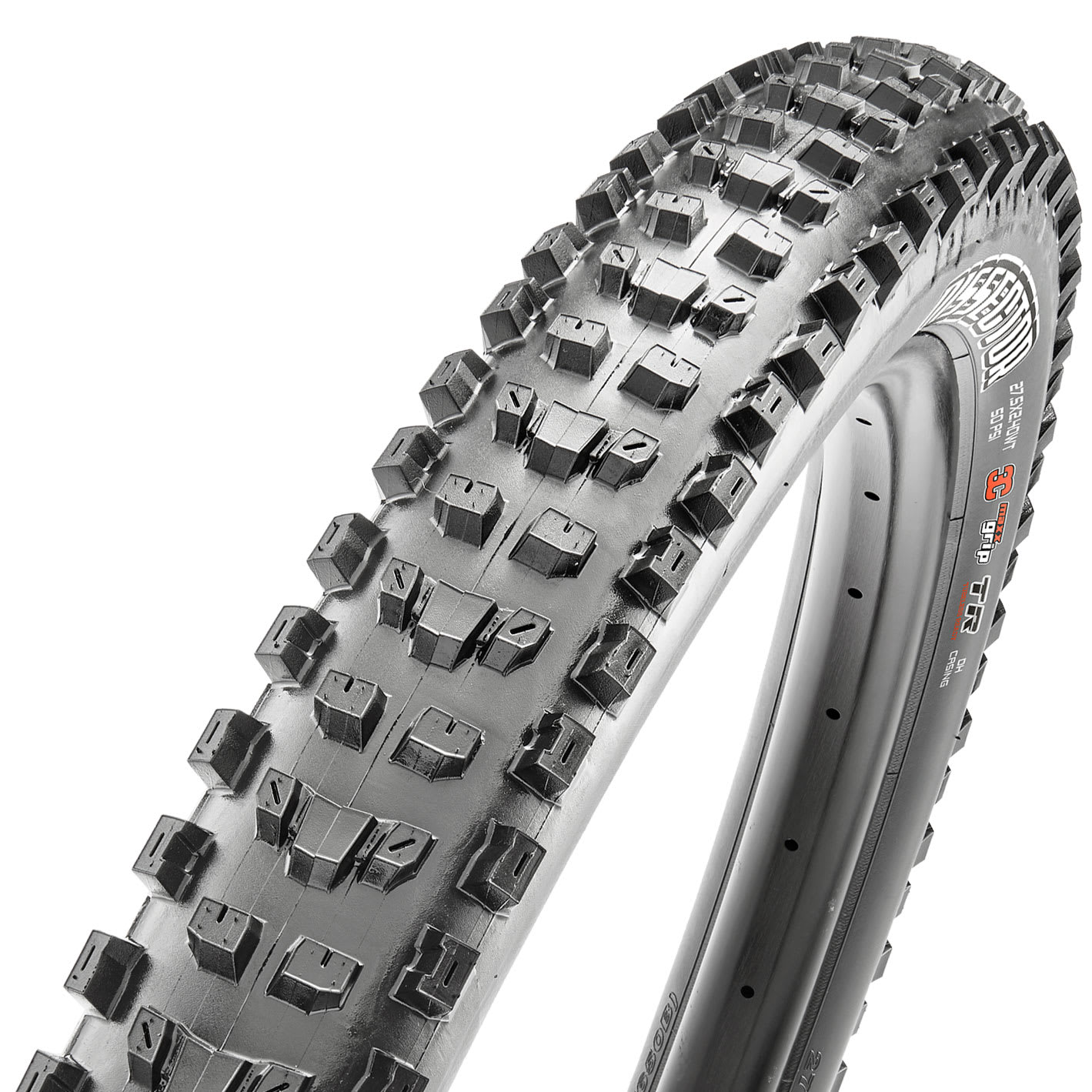 Designed in conjunction with Aussie DH racer Troy Brosnan, the Dissector seeks to minimize drag while retaining cornering control. This versatile tire can be used as a front, a pair, or as a rear depending on trail conditions.