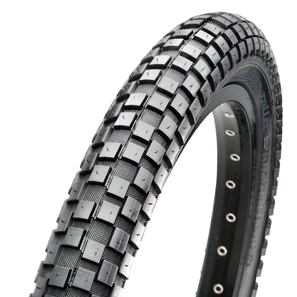 The Maxxis Holy Roller uses an inverted knob design making it a versatile performer from dirt to pavement.