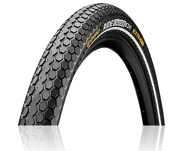 Balloon tire in the retro look of the legendary Conti KKS10, developed for stylish cruisers with high comfort.