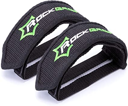 rockbros ROCKBROS Bike Pedal Straps 1 Pair Pedal Straps Toe Clips Straps Tape for Fixed Gear Bike Adult BMX Mountain & Road Bicycle