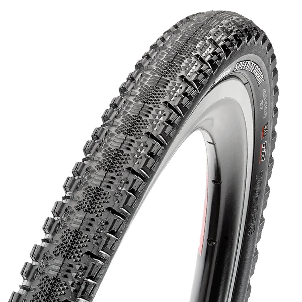 The Maxxis Speed Terrane is a semi-slick cyclocross tire perfect for those dry early season races that feature lots of grass.