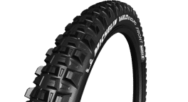 Thanks to a tread pattern designed for the front wheel. Its block design provides more progressivity and terrain versatility.