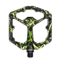 Crankbrothers Stamp 7 Small - Lime Green Splatter