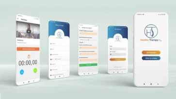 This application allows physiotherapists and patients to maintain contact and optimal care follow-up.