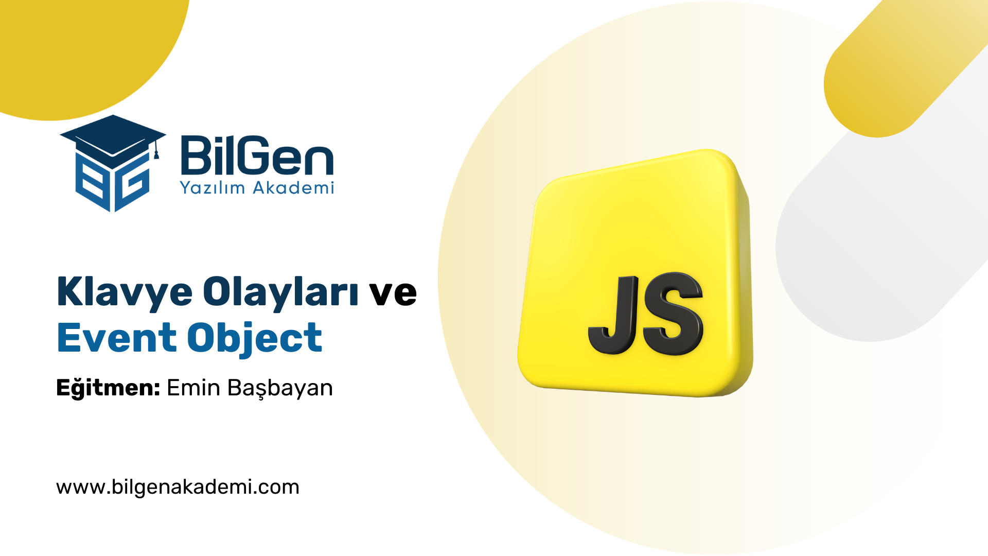 JavaScript DOM Input ve Change Event'leri | Detaylı Rehber | Yazılım ...