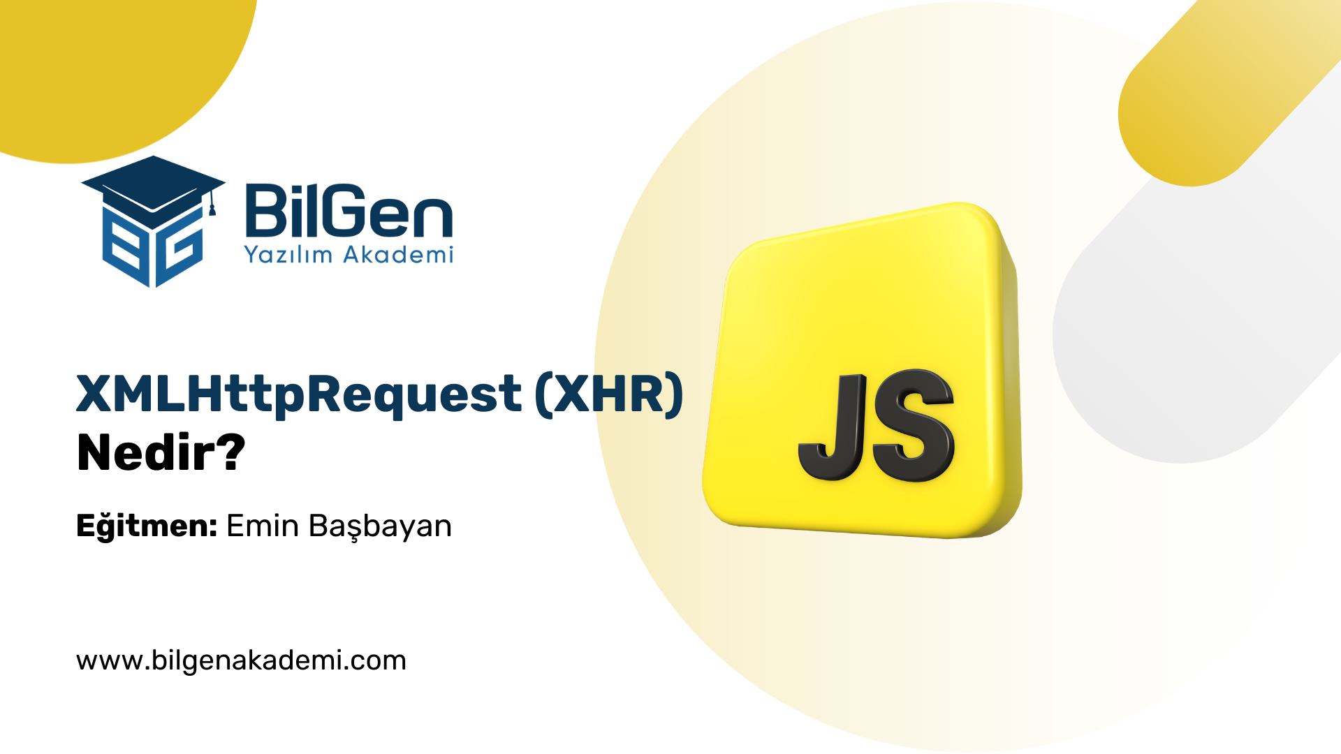 XMLHttpRequest (XHR) nedir? JavaScript ile API isteği yapmanın temel adımları ve kod örneği.