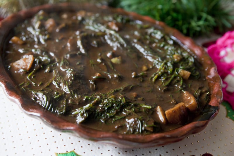 Romeritos con mole
