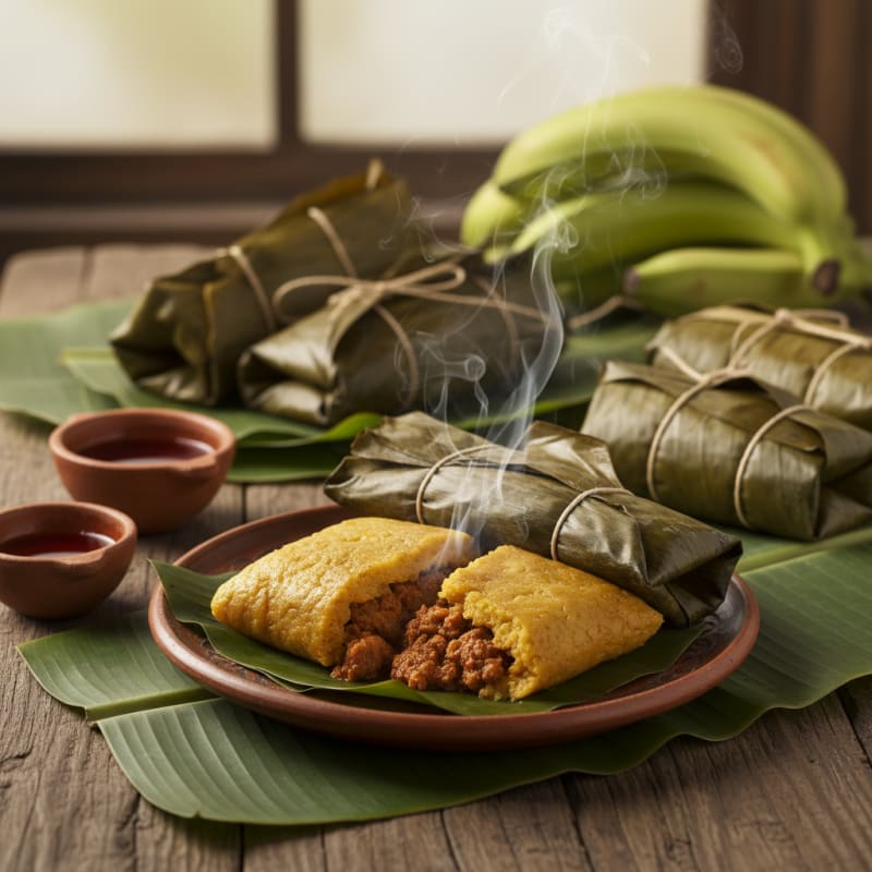 Pasteles en hoja