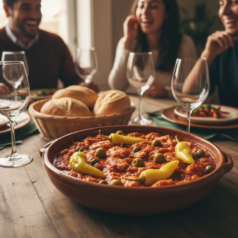 Bacalao a la vizcaína