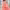 Vestido largo de color coral con escote en V (Claro Couture) cover
