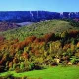 Main natural areas for raptor watching in the Basque Country cover
