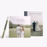 Personalized wedding photo albums cover