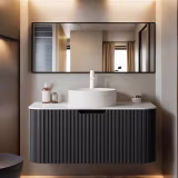 Best floating bathroom vanities with integrated sink cover