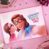 Personalized love story books cover