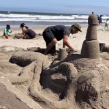 Sandcastle competitions in La Serena cover
