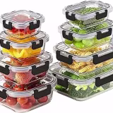 Mejores recipientes de comida de cristal y plástico cover