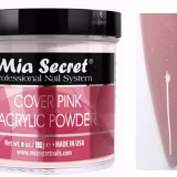 Polvos acrílicos para uñas con acabado natural cover