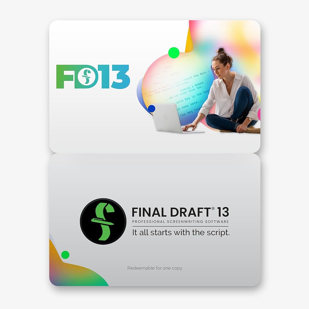 Essential software for professional screenwriters