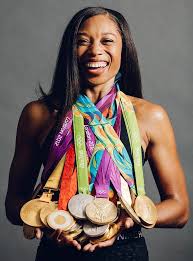 Female athletes with the most Olympic medals in athletics