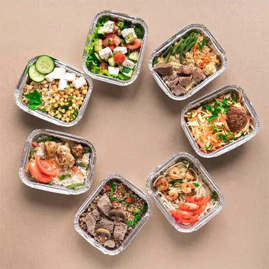Empresas de comida preparada saludable con entrega a domicilio