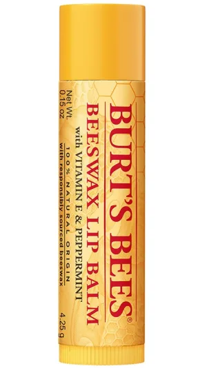 Bálsamo labial de cera de abejas de Burt's Bees cover