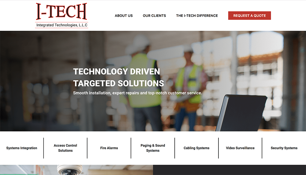 I-Tech Integrated Technologies Website