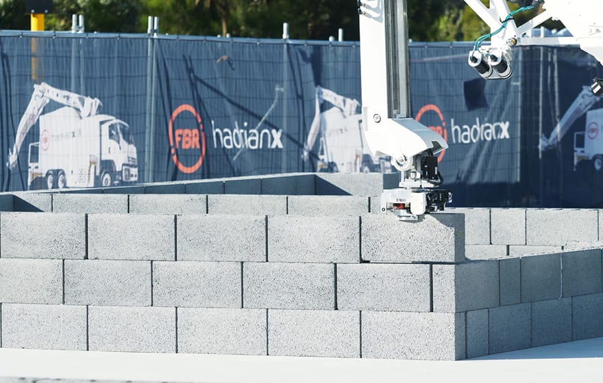 Image: Hadrian X in action (FBR Ltd) Image: Hadrian X in action (FBR Ltd)